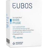 Eubos Basispflege Fest Blau Seifenfreies Waschstück 125 g