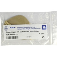 PARAM Augenklappe mit Gummiband sandfarben