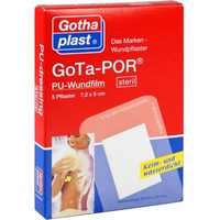 Gothaplast Verbandpflasterfabrik GmbH GOTA-POR PU Wundfilm 7,2x5 cm steril