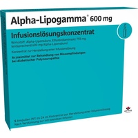 Wörwag Pharma ALPHA-LIPOGAMMA 600 mg Infusionslösungskonz. 5X24 ml