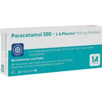 1 A Pharma PARACETAMOL 500 1A Pharma Tabletten 10