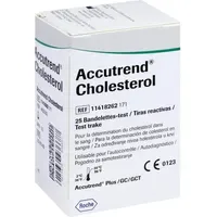 Roche Accutrend Cholesterol Teststreifen 25 St.