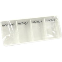 Büttner-Frank Tablettendose morgens/mittags/abend/nacht