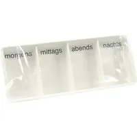 Büttner-Frank Tablettendose morgens/mittags/abend/nacht 1 st