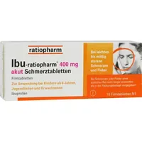 Ratiopharm Ibu-ratiopharm 400 mg akut Schmerztabletten 10 St.