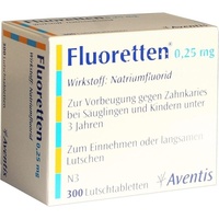 Zentiva Pharma GmbH Fluoretten 0,25mg