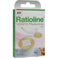 Ratioline Sensitive Pflasterstrips rund 20 St.