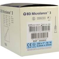 Becton Dickinson BD MICROLANCE Kanüle 23 G 1 0,6x25
