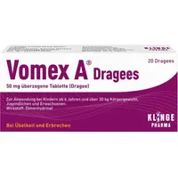 Klinge Pharma Vomex A Dragees 50 mg überzogene Tabletten