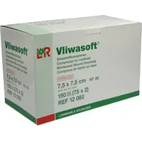Lohmann & Rauscher Vliwasoft Vlieskompresse 7.5x7.5cm 150 st