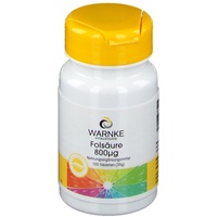 Warnke Vitalstoffe GmbH Folsäure 800 Microgramm Tabletten