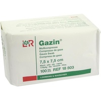 Lohmann & Rauscher GAZIN Kompresse 7.5x7.5cm 8fach OP