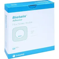 Coloplast Biatain Schaumverband selbst-haftend 7.5x7.5cm 10 st
