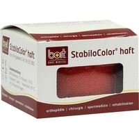 Bort Haftbinde Stabilocolor 4 cm rot 1 St.