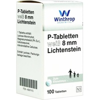 Zentiva Pharma GmbH P TABLETTEN WEISS 8MM LICHTENSTEIN