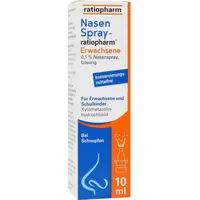 Ratiopharm NasenSpray-ratiopharm Erwachsene kons.frei 10 ml