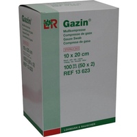 Lohmann & Rauscher Gazin Kompresse 10x20cm 8fach steril
