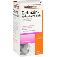 Ratiopharm Cetirizin-ratiopharm Saft