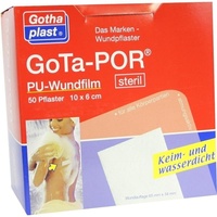 Gothaplast Verbandpflasterfabrik GmbH GOTA-POR PU Wundfilm 10x6 cm steril