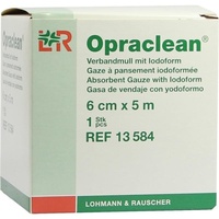 Lohmann & Rauscher Opraclean Verbandmull mit Jodoform 6cmx5m