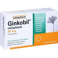 Ratiopharm GINKOBIL ratiopharm 80 mg Filmtabletten 120 St
