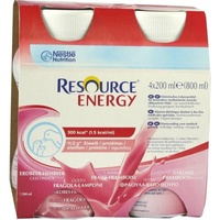 Resource Energy Erdbeer/Himbeer 4 x 200 ml