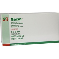 Lohmann & Rauscher GAZIN Mullkompresse 5x5cm 12fach steril