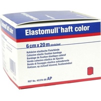 BSN Medical Elastomull haft color 6 cmx20 m Fixierb.rot