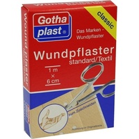 Gothaplast Verbandpflasterfabrik GmbH GOTHAPLAST WUNDPFLASTER STANDARD 1MX6CM GESCHNITTE
