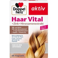 Doppelherz Aktiv Haar Vital + Zink + Hirseextrakt Kapseln