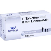 Zentiva Pharma GmbH P TABLETTEN WEISS 8MM LICHTENSTEIN