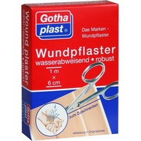 Gothaplast Verbandpflasterfabrik GmbH Gothaplast Wundpflaster wasserabw.robust 1mx6cm