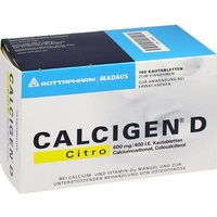 Cooper consumer health CALCIGEN D Citro 600 mg/400 I.E.