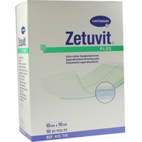 Hartmann Zetuvit Plus extrastarke Saugkomp.ster.10x10 cm