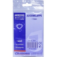 Dr. Junghans Augenklappe mit Gummiband sand