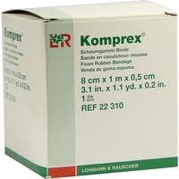 Lohmann & Rauscher KOMPREX Schaumgummi Binde 8 cmx1 m