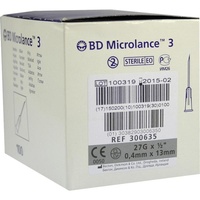 Becton Dickinson BD Microlance 3 Sonderkanüle 27G 1/2 0,4x13