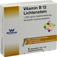 WINTHROP ARZNEIMITTEL Vitamin B12 Lichtenstein Ampullen 5 St.