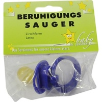Dr. Junghans Beruhigungssauger Kirschf.lat.0-6 M.dunkelblau