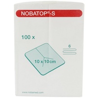 NOBAMED NOBATOP S 10X10CM Schlitzkompressen