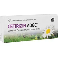 Zentiva Pharma GmbH Cetirizin ADGC Filmtabletten 20 St.