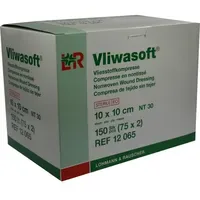 Lohmann & Rauscher Vliwasoft Vlieskompresse 10x10cm 150 st