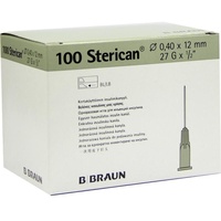 B. Braun Sterican Insulineinmalkanülen 27 Gx1/2 0,40x12 mm