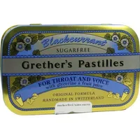 Hager Pharma Gmbh Grethers Blackcurrant Silber zuckerfrei Pastillen Dose