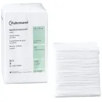 FUHRMANN GMBH Mullkompressen 5x5cm unsteril 8-fach