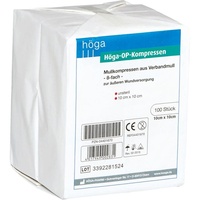 HÖGA-PHARM G.Höcherl OP 10x10 cm unsteril 8fach