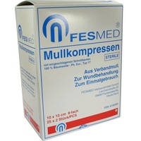 Fesmed Verbandmittel GmbH MULLKOMPRESSEN STERIL 10X10 ES 8F