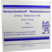 KERMA Verbandstoff GmbH VERBANDZELLSTOFF WATTEBLÄTTCHEN HOCHGEBL.20x20CM