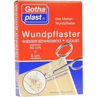 Gothaplast Wundpflaster wasserabw.robust 0.5mx6cm