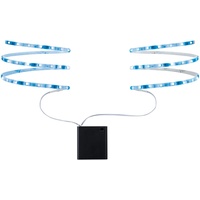 Paulmann Mobil Stripe 2x80cm Blau 2,4W 9V 6LR61 Weiß
